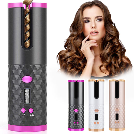 Rechargeable Automatic Hair Curler Women
